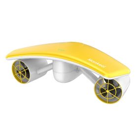 W7 Underwater Scooter, Portable Diving Drone, 50m Depth, Dual Motor Thrust, Max Speed 3.6MPH, 60-Minute Battery Life, Detachable Lithium Battery, Idea