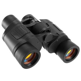 Portable HD Binoculars With FMC Lens Low Light Night Vision Telescope For Bird Watching Hunting Sports Events Concerts Adventure With Shoulder Strap B