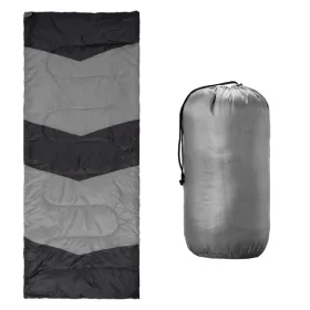 Lightweight Sleeping Bag For Backpacking, Hiking, Waterproof Compact Envelope Sleeping Bag For Cold & Warm Weather, Gray