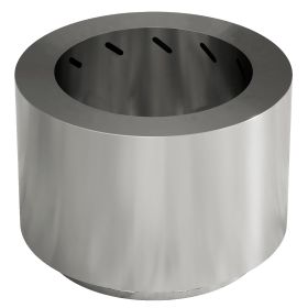 Smokeless Fire Pit, Portable Camping Bonfire Stove with Poker for Backyard Patio Picnic, Stainless Steel, Silver