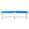 Portable Folding Camping Cot with Carrying Bag Army Blue