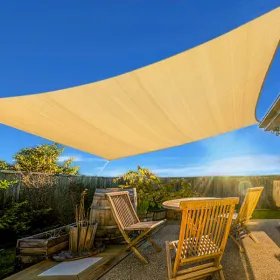12'X16' Sand HDPE Sunshade Sail